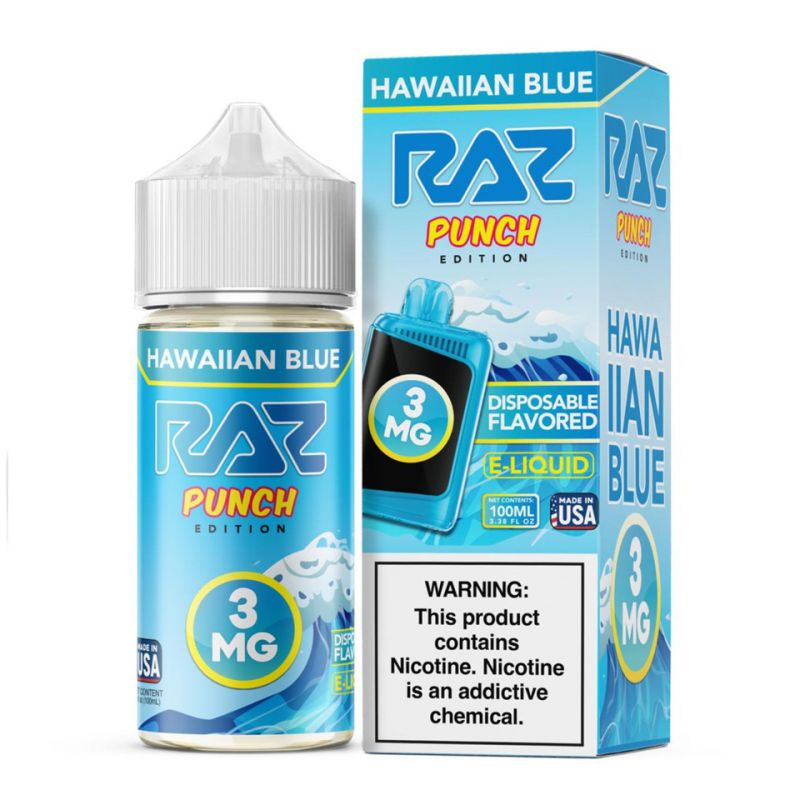 100ml RAZ Punch Hawaiin Blue