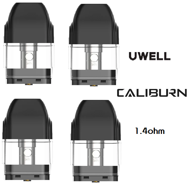 Uwell Caliburn 1.4ohm Replacement Pod 4-Pack