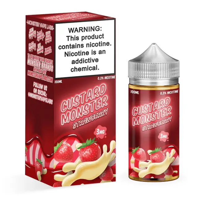 100ml Strawberry by Custard Monster 