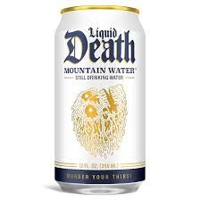 12oz Liquid Death Still Mount Water Drinking Water