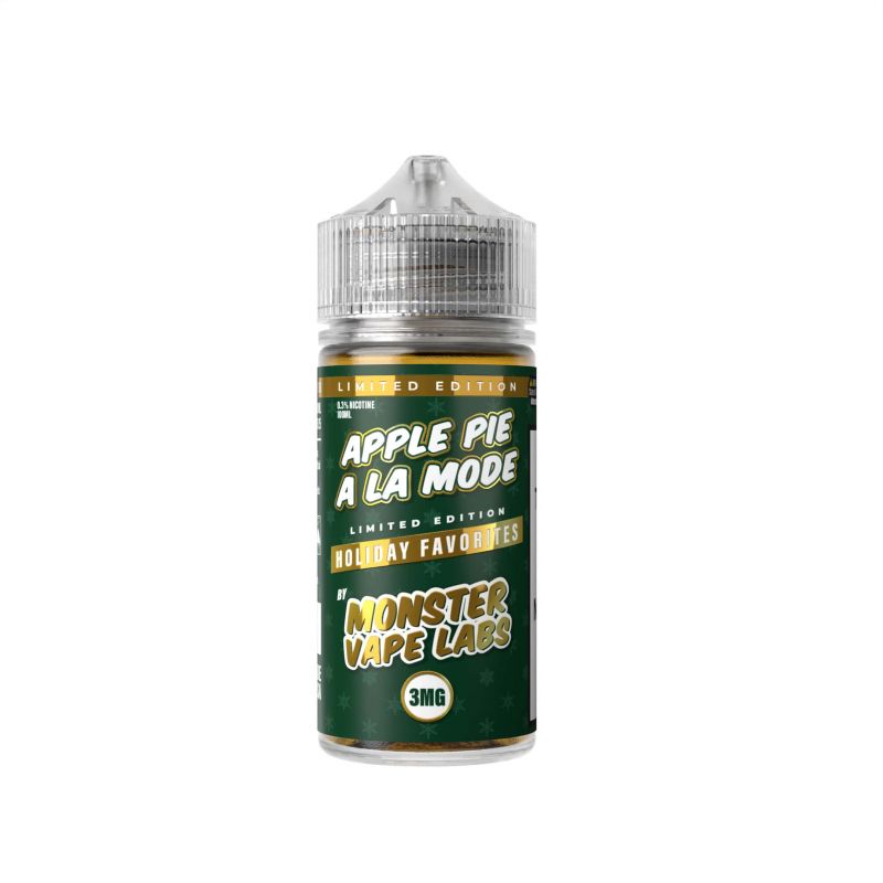100ml Apple Pie A La Mode by Monster Lab Vapes
