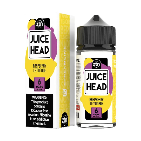 100ml Raspberry Lemonade by Juice Head 