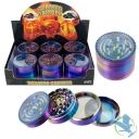 Metal Maze Top Tobacco Grinder -  2.5