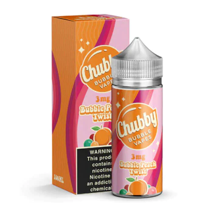 100ml Bubble Peach Twist by Chubby Bubble