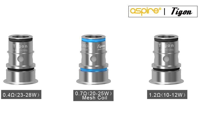 Single, Aspire Tigon Replacement Coils