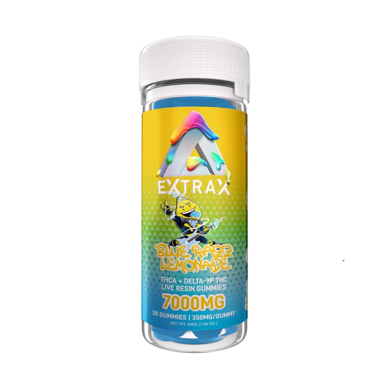 EXTRAX Adios Blend Live Resin Delta-9P THC + THCA Gummies 7000MG - 20ct Jar